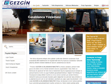 Tablet Screenshot of gezgintransport.com